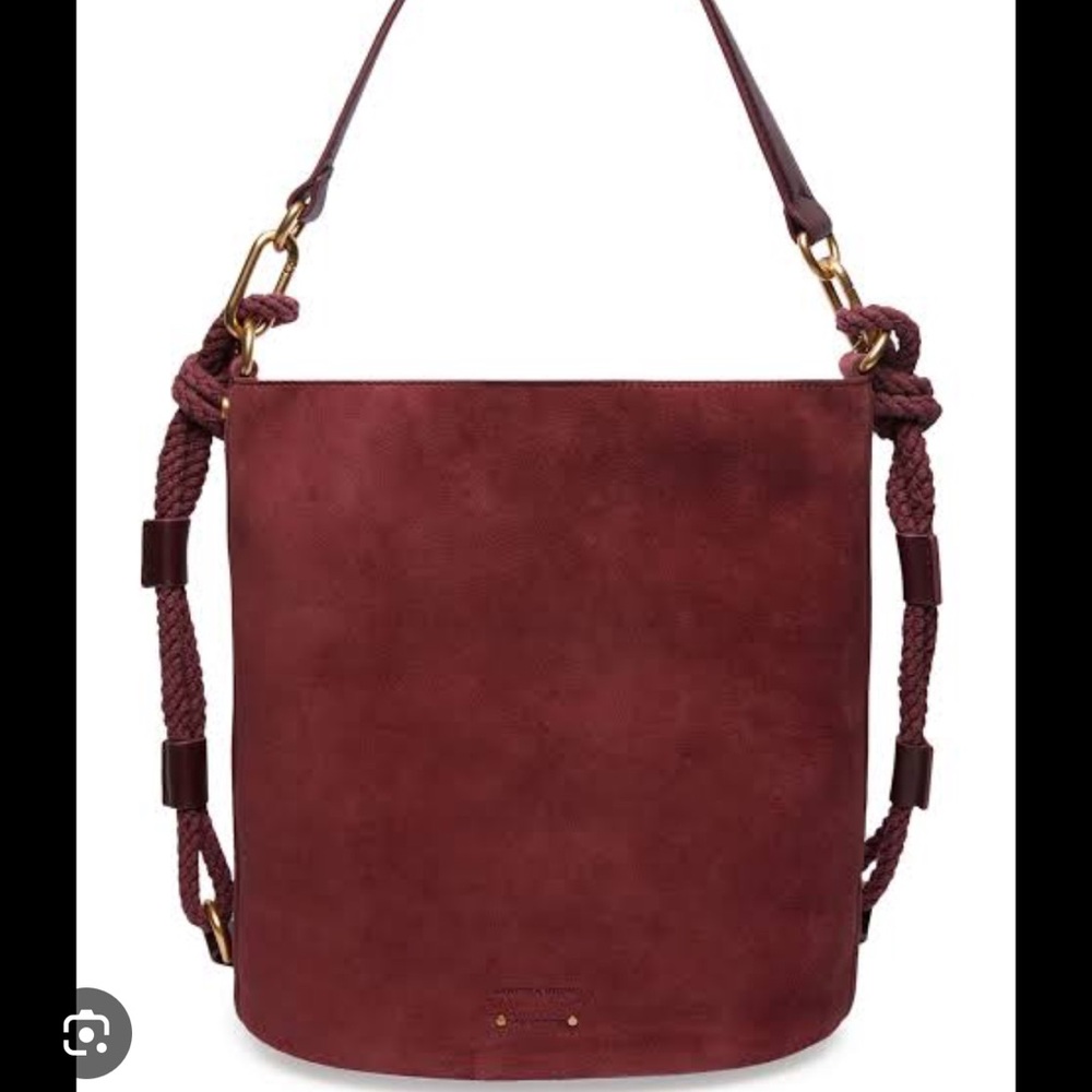 Vanessa Bruno Suede Holly Bucket Bag